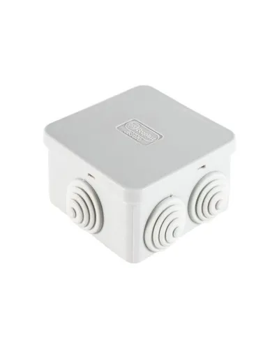 Коробка JBS070 70х70х40, 6 вых., IP44, серая (44056). Коробка монтажная. Экопласт в Барнауле