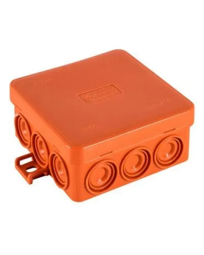 Коробка JBL085 85х85х38, 12 вых., 4P (0,15...6мм²) (43755HF): Коробка монтажная, огнестойкая, без галогена в Барнауле