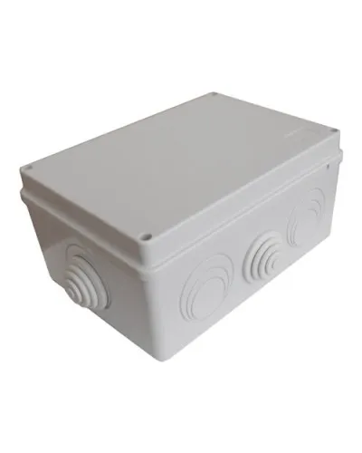 Коробка JBS210 210х150х100, 8 вых., 12P (0,15...2,5мм²) серая (43046HF-GR). Коробка монтажная, огнестойкая, без галогена. Экопласт в Барнауле