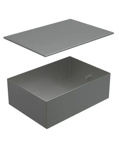 Коробка металлическая с крышкой для заливки в пол BOX/8-12 (70181): Коробка металлическая с крышкой для заливки в пол 309х217х105мм, для люков 70083, 70012 в Барнауле