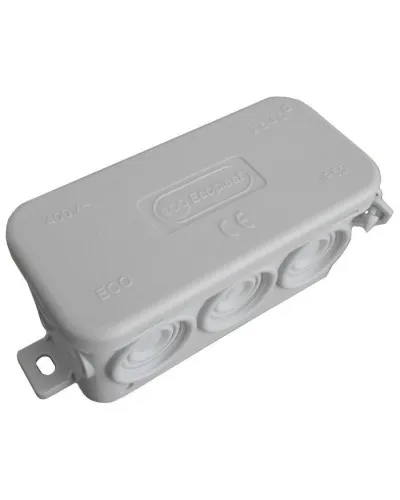 Коробка JBL090 90х42х40, 10 вых., IP55, серая (44055). Коробка монтажная. Экопласт в Барнауле