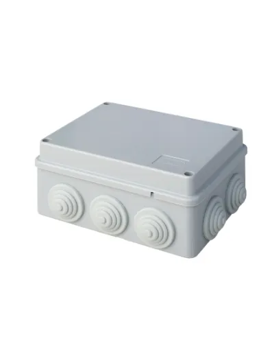 Коробка JBS150 150х110х70, 10 вых., IP55, серая (44009). Коробка монтажная. Экопласт в Барнауле