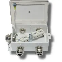 КМ-О (8к)-IP66-d пять вводов: Коробка монтажная огнестойкая