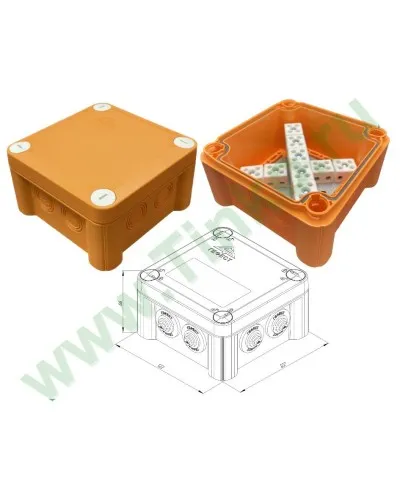 КМ-О-1212(П)(18к)-IP55: Коробка монтажная огнестойкая в Барнауле