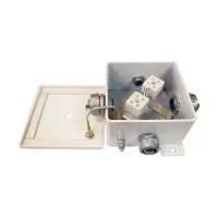 КМ-О (4к*10,0)-IP66-120х120, пять вводов: Коробка монтажная огнестойкая