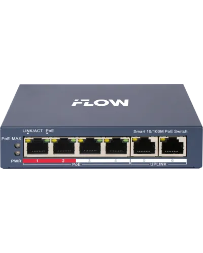 F-SW-EM206POE-VM. Коммутатор с POE. i-FLOW в Барнауле