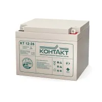 Контакт КТ 12-26. Аккумулятор герметичный свинцово-кислотный. Контакт