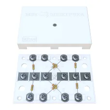 KRA-4 300 Om white (MEC42103). Коробка на 4 абонента. МЭК-Электрика