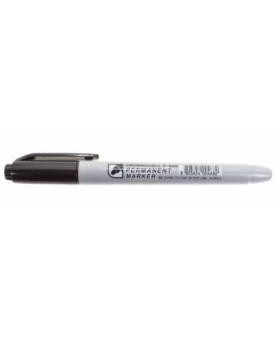 Маркер перманентный Crown «Multi Marker Slim» 2 мм, черный, пулевидный (08-8201): Ручка для маркировки в Барнауле