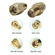 S-A312 (RP-SMA-male - SMA-female). Переходник. Прочие зарубежные