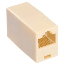 RJ-45 (розетка)-RJ-45 (розетка) (бежевый): Разъем распределительный
