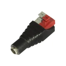 Разъем питания DCx2.1 (гнездо) клеммная колодка, самозажим. Разъем питания розетка. Прочие зарубежные