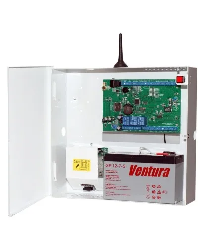 S632-2GSM-BK25-W (S632-2GSM-BK), Бокс-комплект под 7Ач, белый. Устройство оконечное объектовое приемно-контрольное c GSM коммуникатором. Проксима в Барнауле