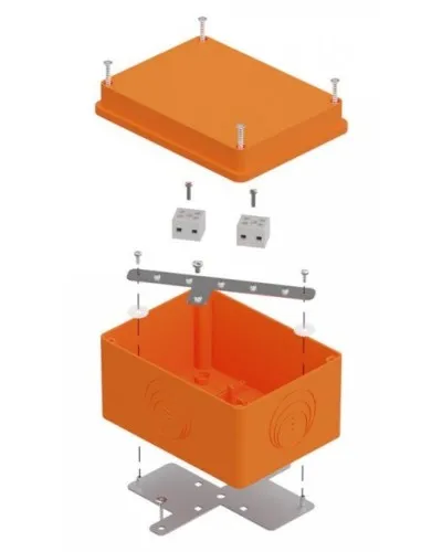 Коробка огнестойкая 150х110х90 E15-E120 для о/п (40-0351-FR1.5-4). Коробка огнестойкая для открытой установки. Промрукав в Барнауле