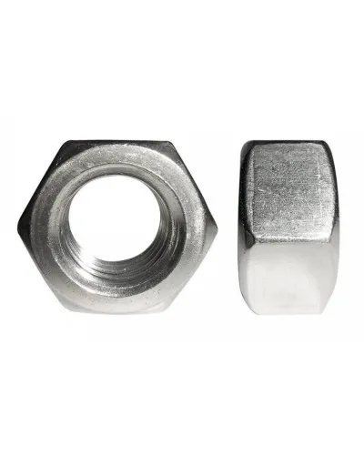 Гайка шестигранная нержавеющая (А2) M8 (DIN 934) (500 шт) (PR08.7456). Гайка шестигранная нержавеющая (А2). Промрукав в Барнауле