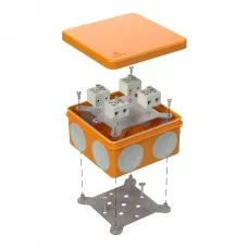 Коробка огнестойкая 60-0300-FR6.0-8 Е15-Е120 100х100х50. Коробка огнестойкая для открытой установки. Промрукав
