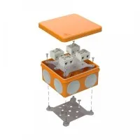 Коробка огнестойкая 100х100х50 (60-0300-FR10.0-8). Коробка огнестойкая для открытой установки. Промрукав