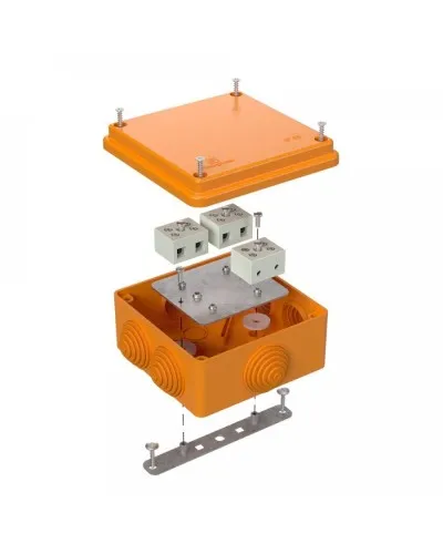 Коробка огнестойкая 100х100х50 (40-0300-FR6.0-6). Коробка огнестойкая для открытой установки. Промрукав в Барнауле
